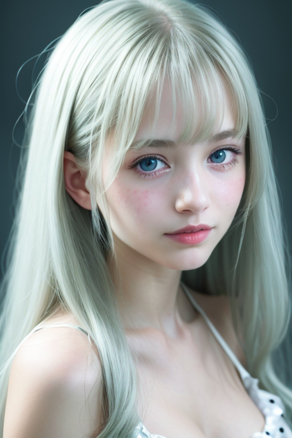 銀髪美女