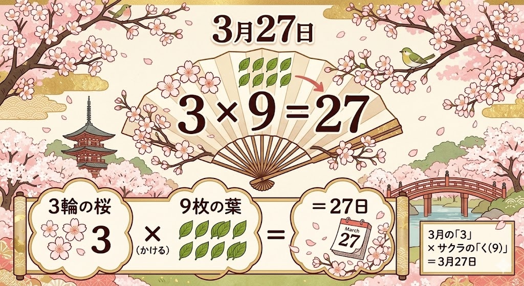 さくらの日（3月27日 記念日）