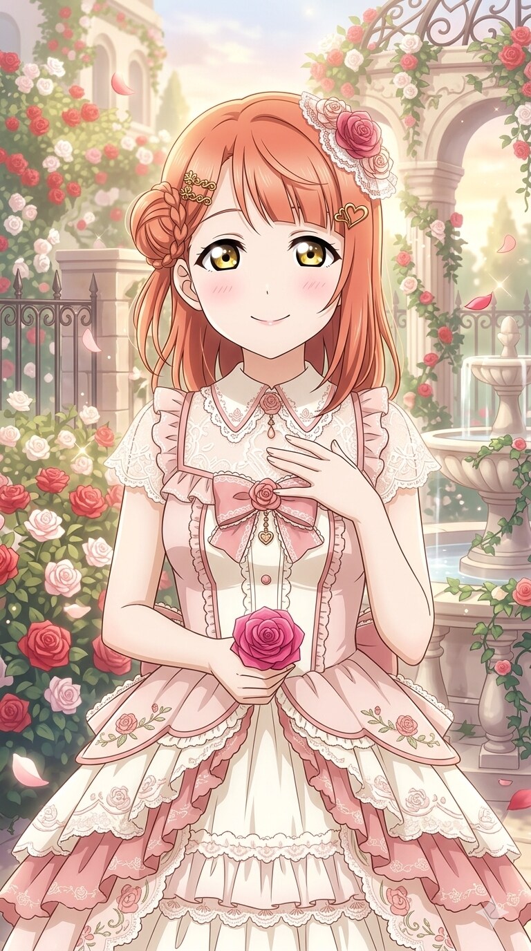 花園に咲く微笑み【3/3】 | の人気AIイラスト・グラビア