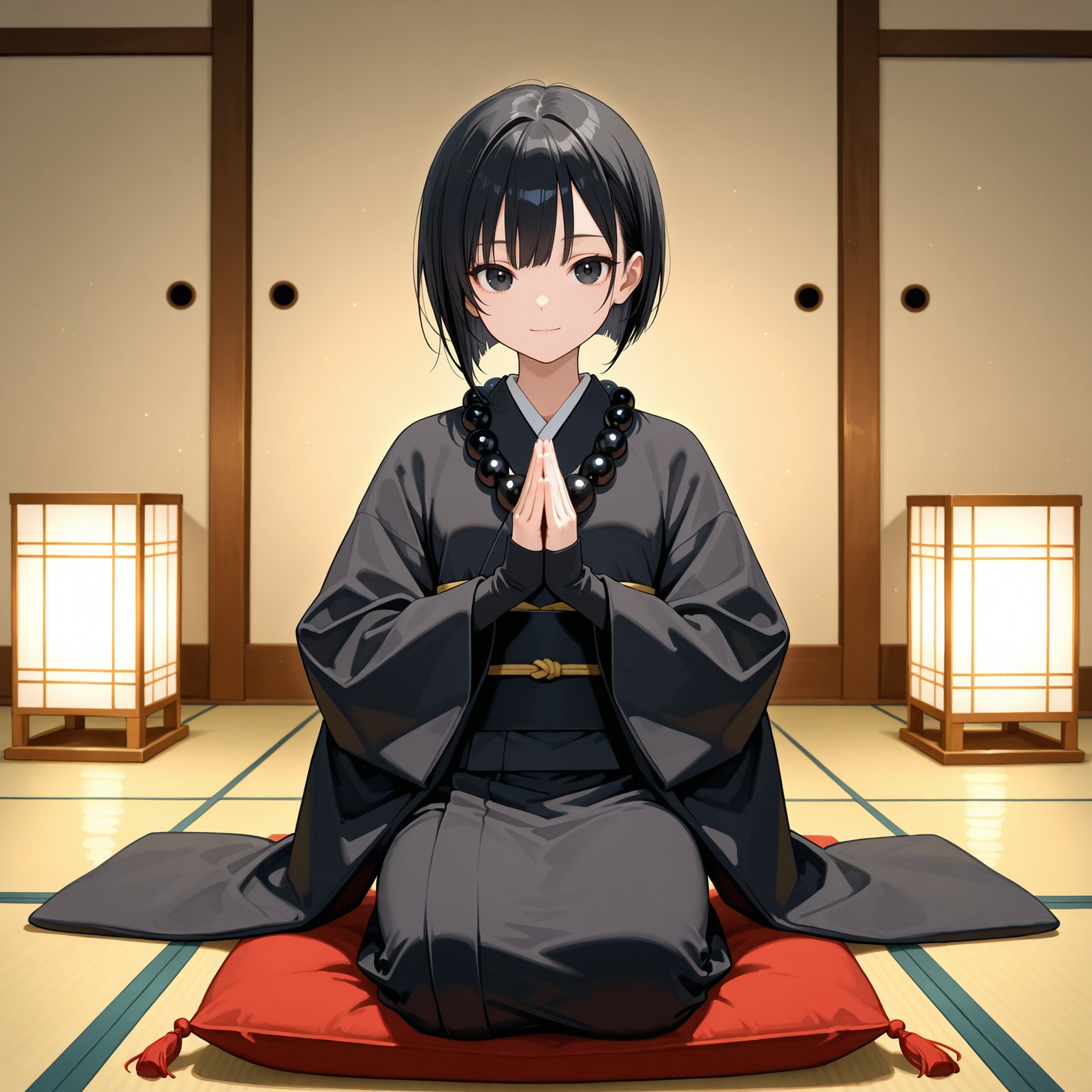 黒髪僧侶さん