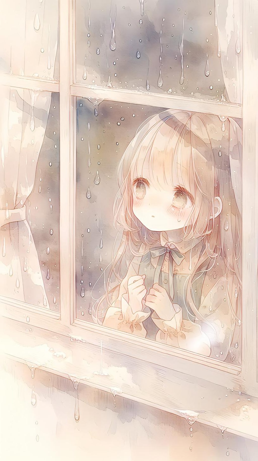 雨と女の子