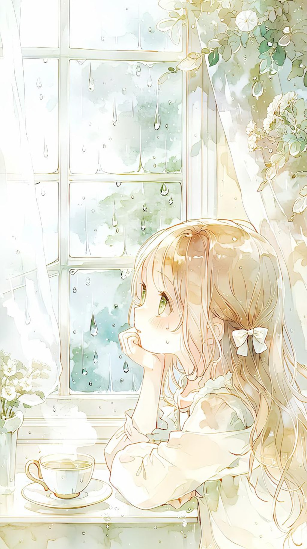 雨と女の子