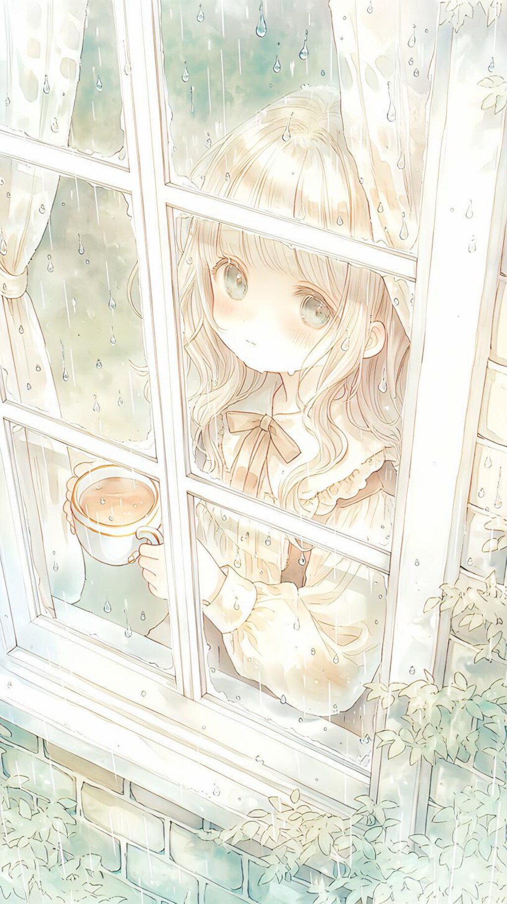 雨と女の子