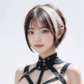 ボンテージでポロリ 4枚目