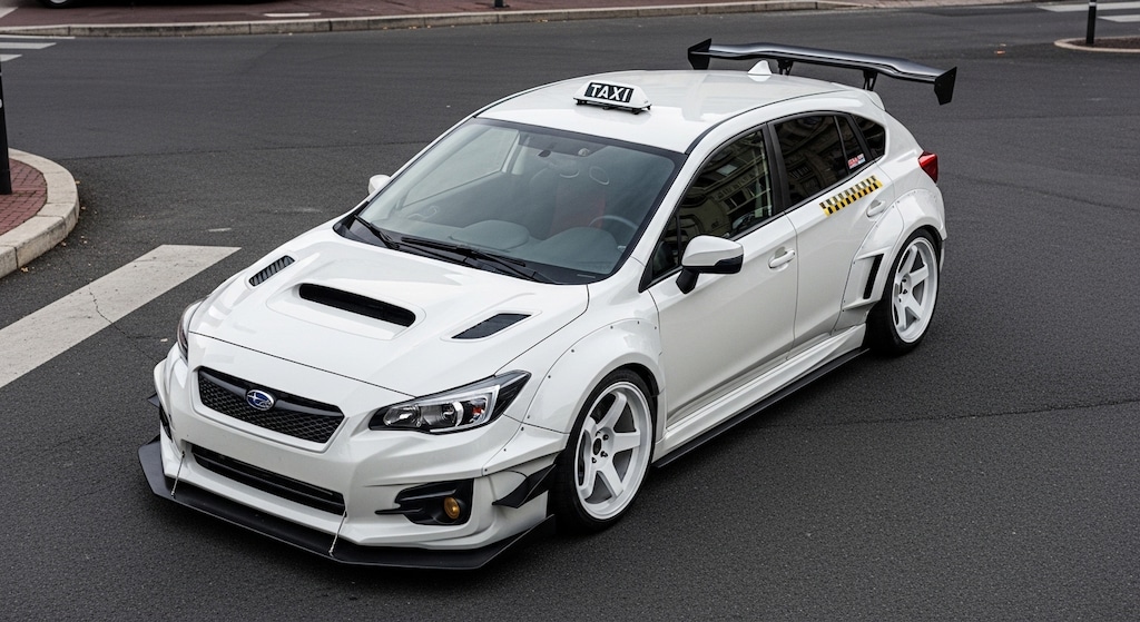 インプレッサタクシーのドリ車