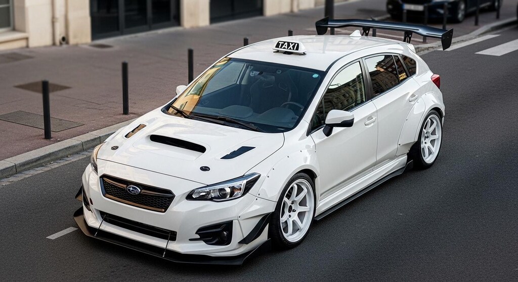 インプレッサタクシーのドリ車