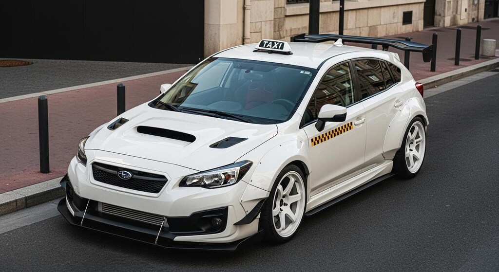 インプレッサタクシーのドリ車
