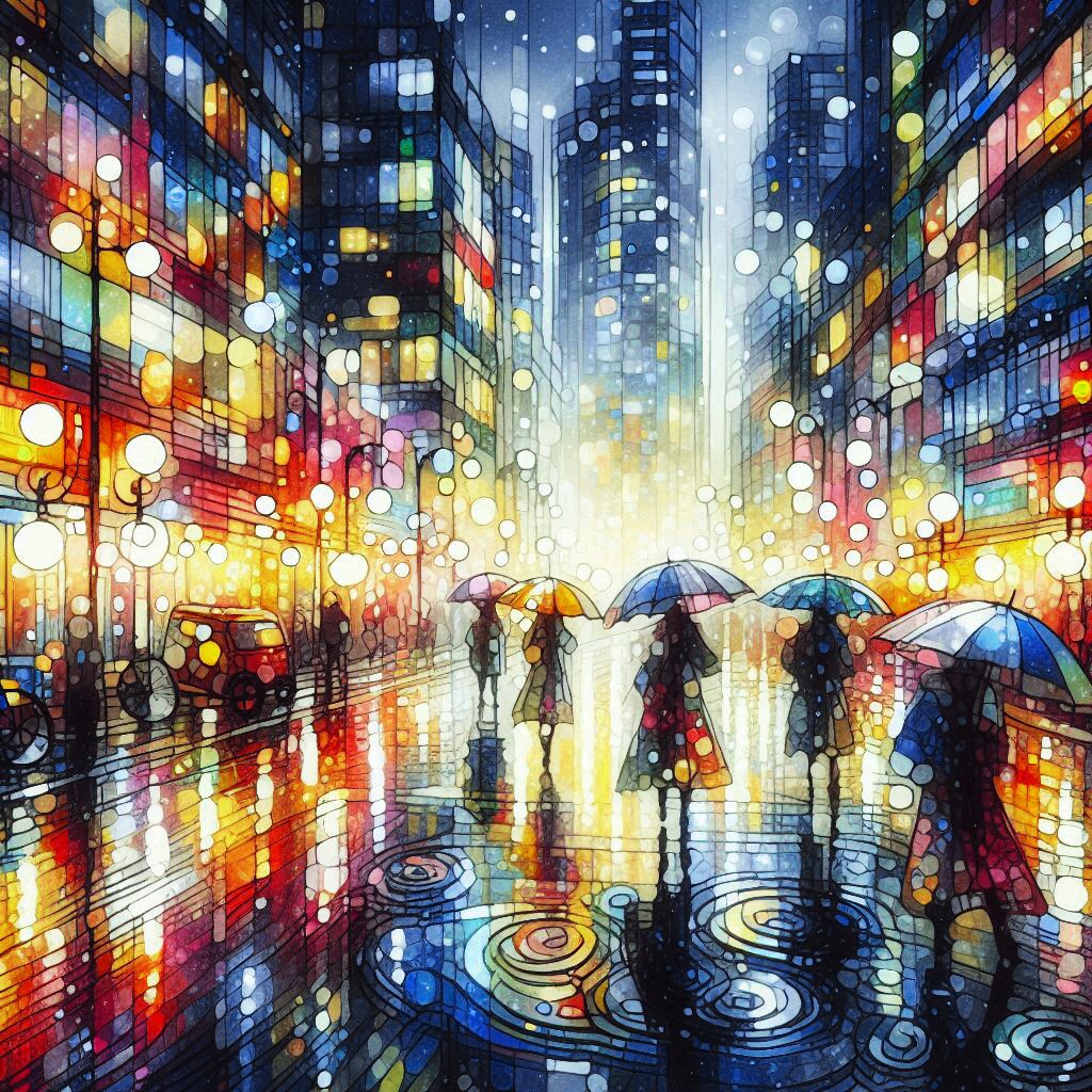 A Rainy Night in the City