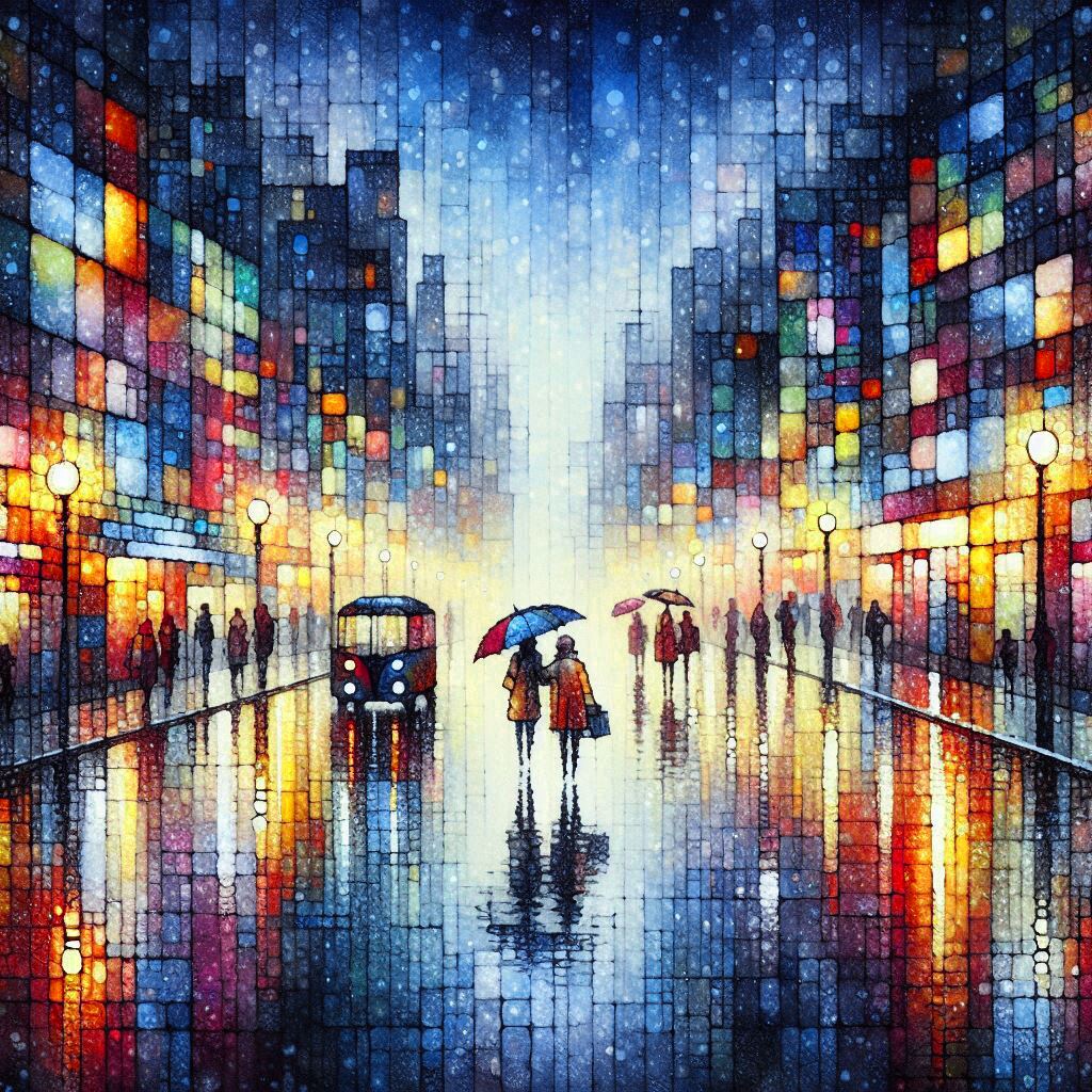 A Rainy Night in the City