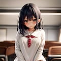 目の前でおしっこしてくれる白髪ちゃん 3枚目