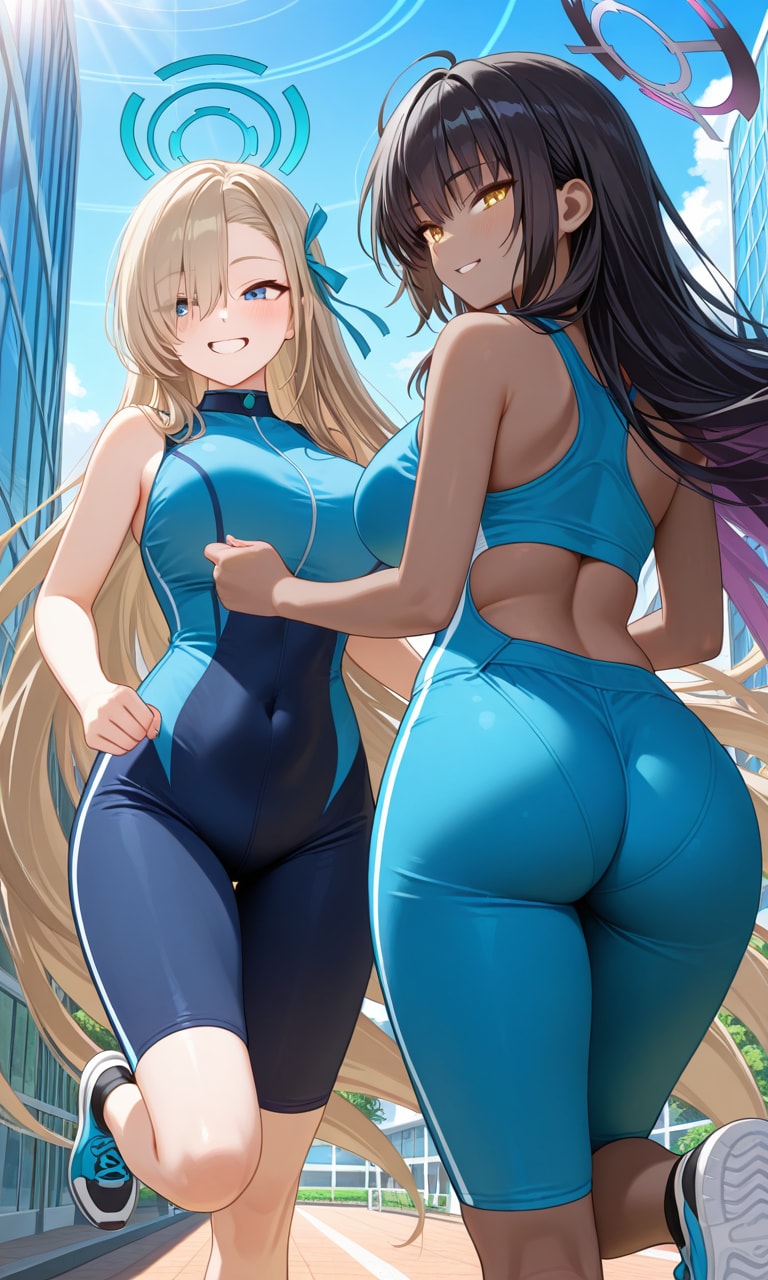 アスナとカリン　アスリート2