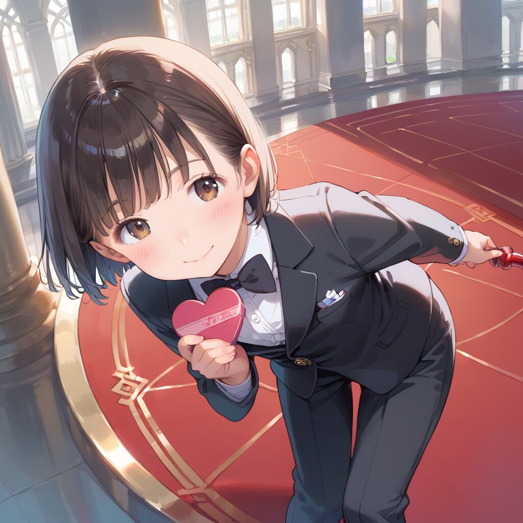 旦那様、チョコでございます