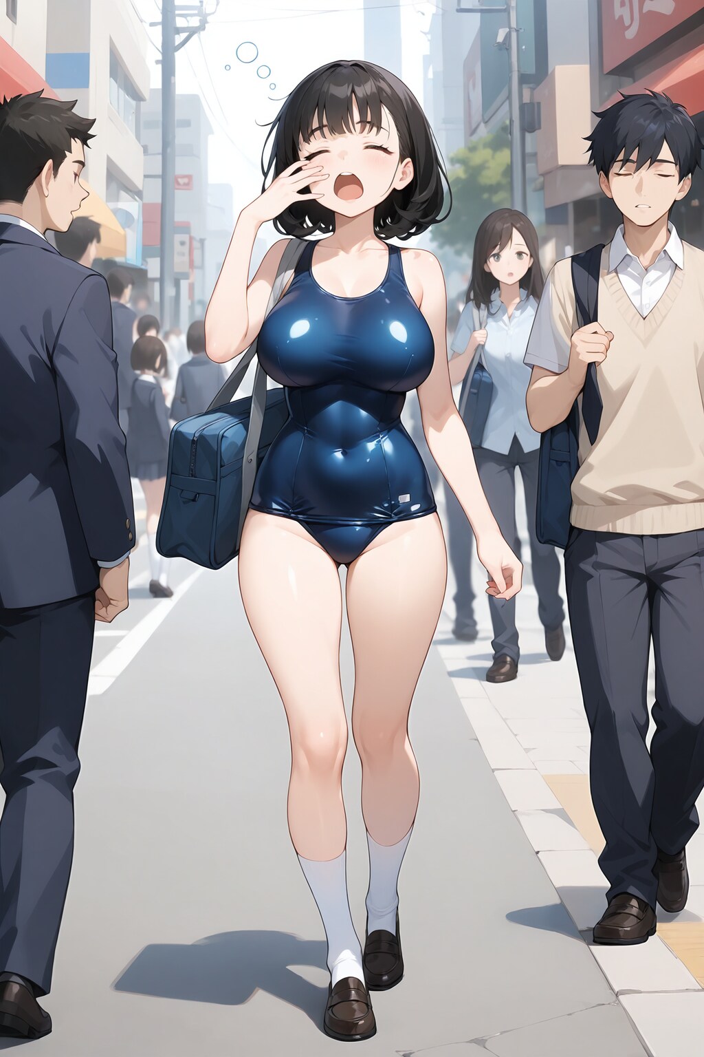 ふわ〜…ねむ…