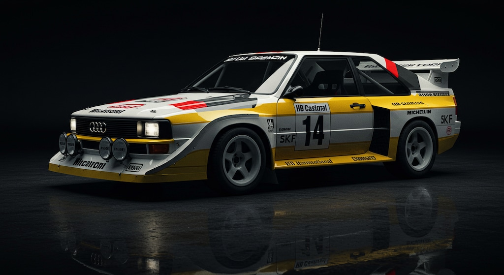 アウディクワトロラリーカー　グループB
