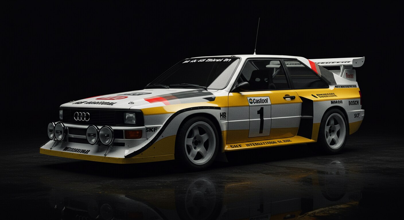アウディクワトロラリーカー　グループB | の人気AIイラスト・グラビア