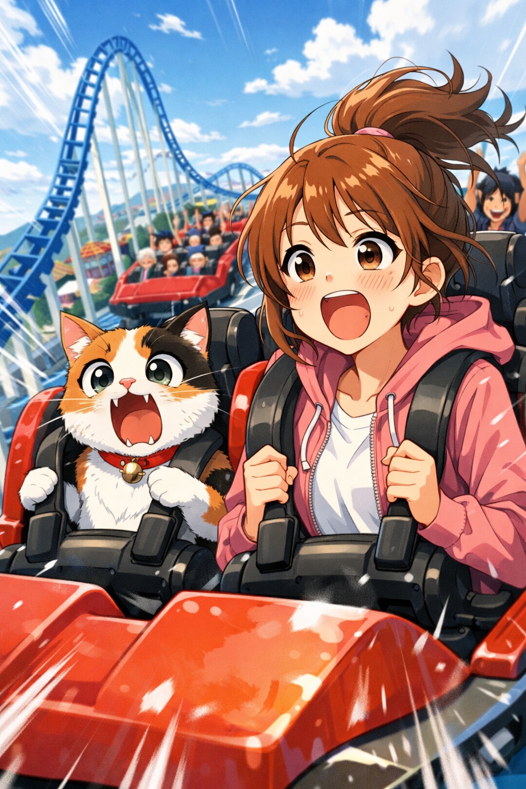 猫と楽しむアトラクション