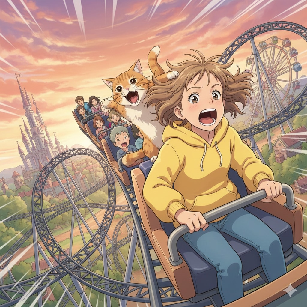 猫と楽しむアトラクション