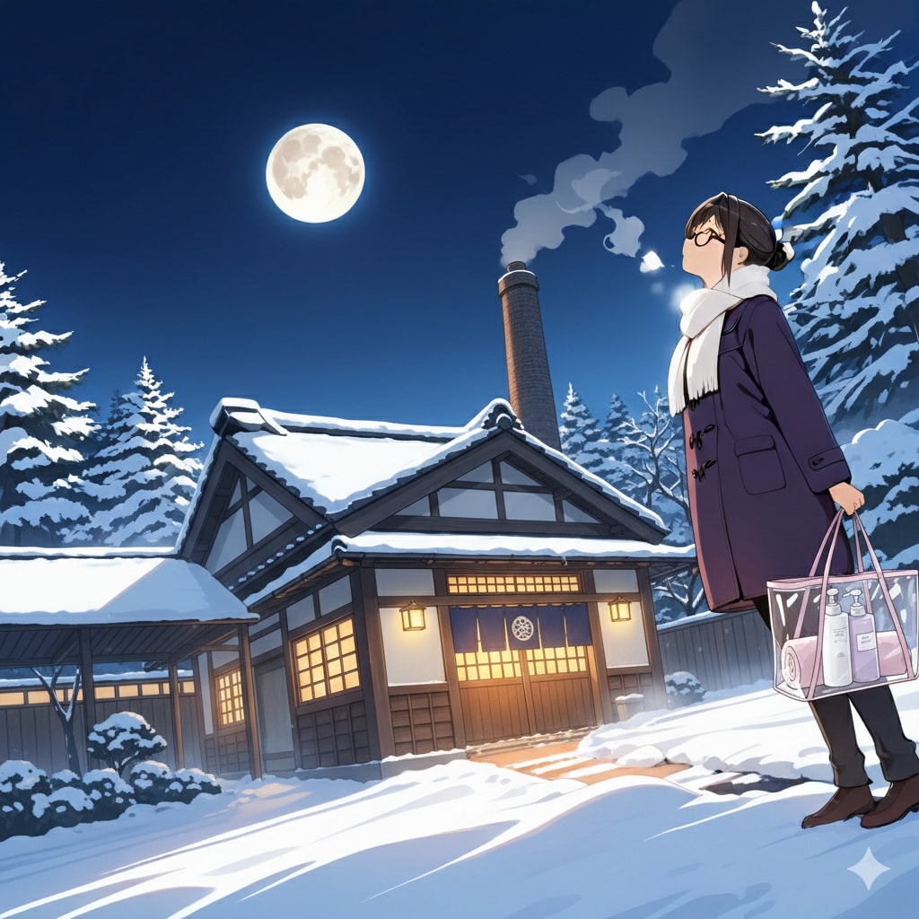 月と銭湯 | の人気AIイラスト・グラビア