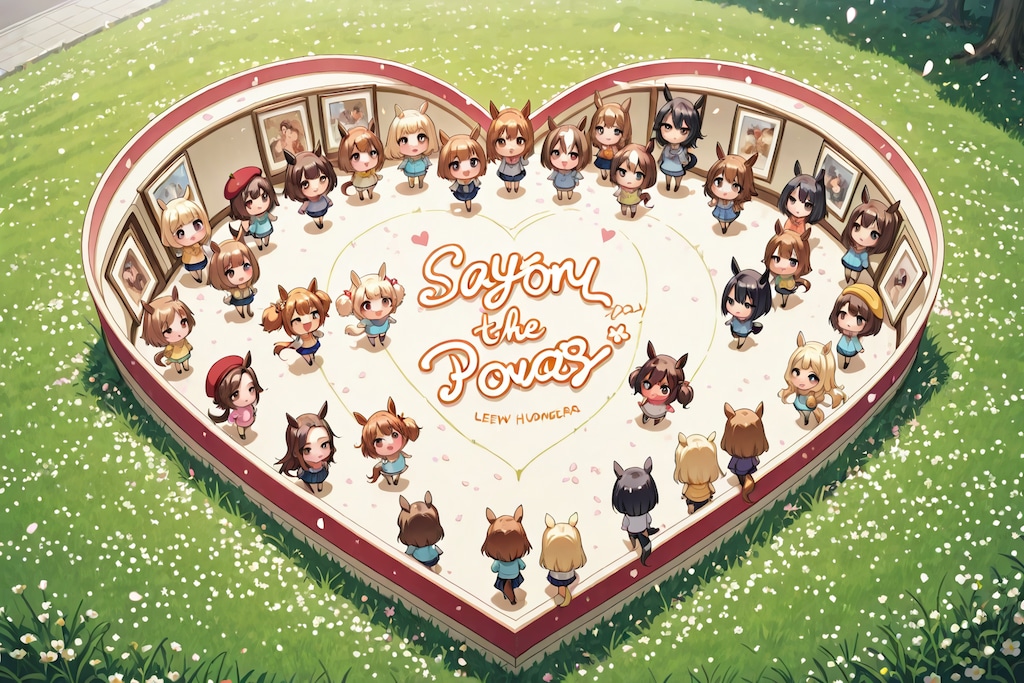 ハートとちびちゃん。