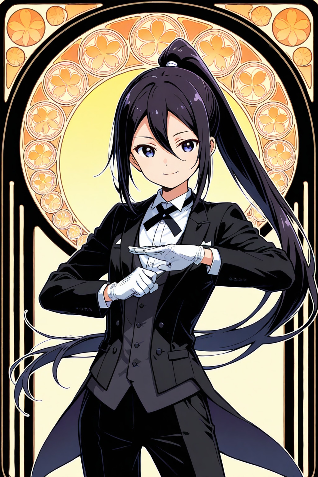 キメる執事ちゃん | の人気AIイラスト・グラビア