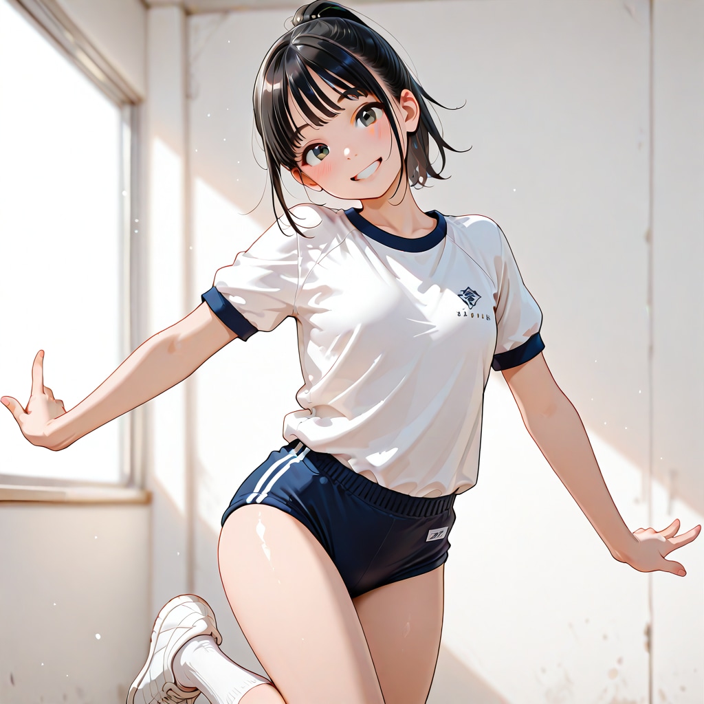 gym uniform girl