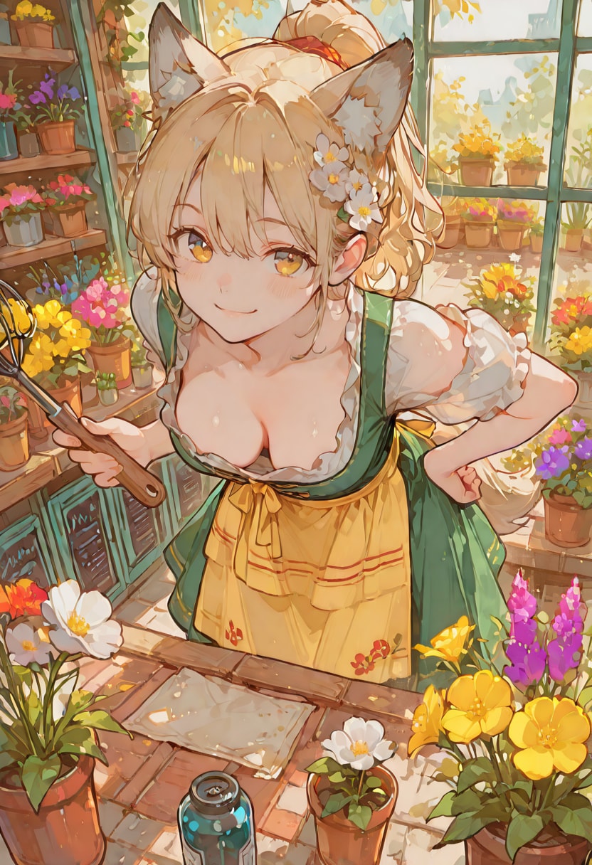 【長尺動画】けもみみ花屋