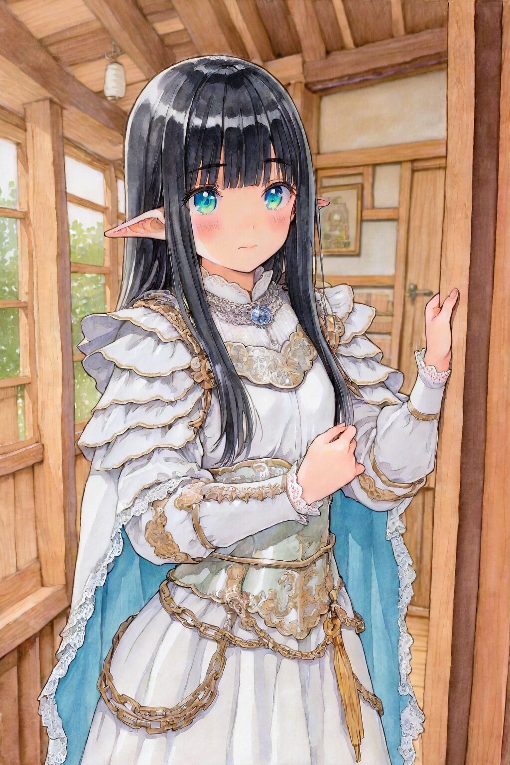 エルフ姫の戦装束