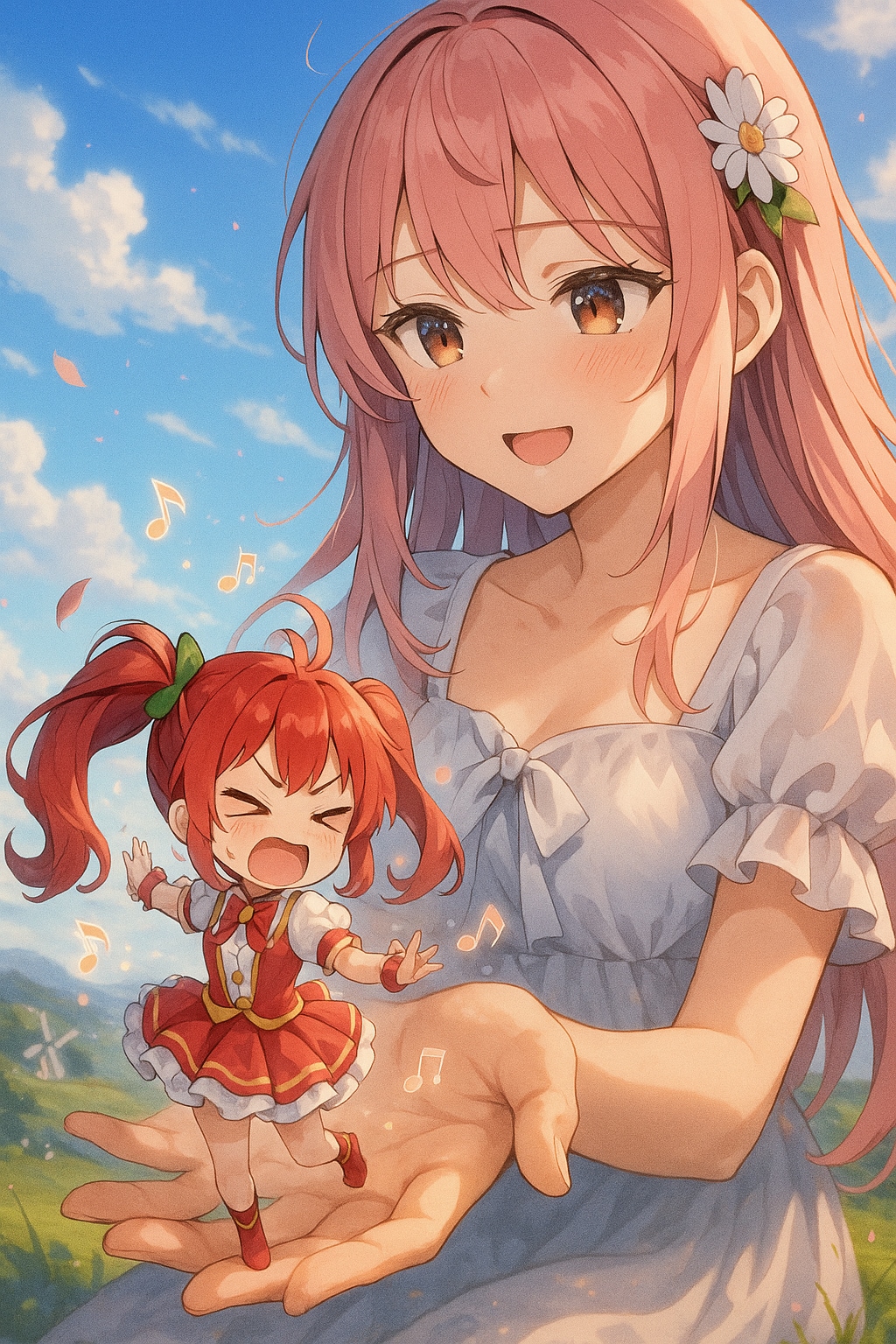 手の上で踊らされる