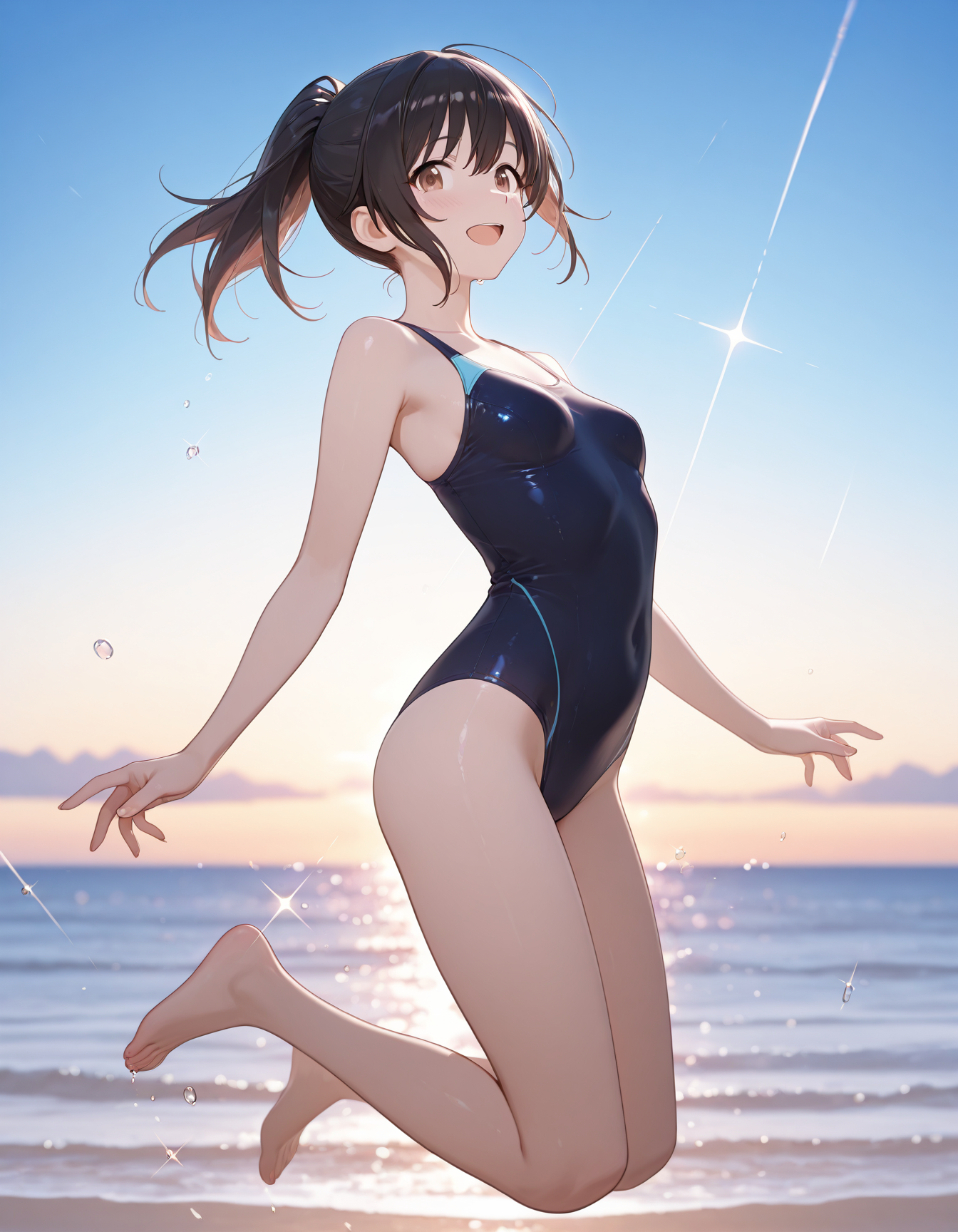 【莉子】ジャンプ！！
