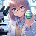 イースターエッグ研究所で働く女性研究員🥼🥚✨ 7枚目