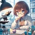 イースターエッグ研究所で働く女性研究員🥼🥚✨ 8枚目