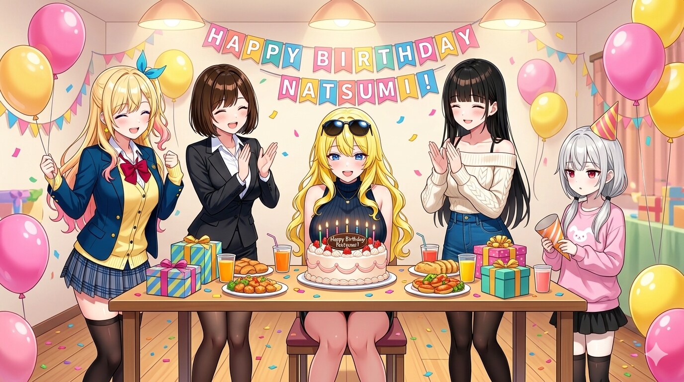 なつみさんの誕生パーティー