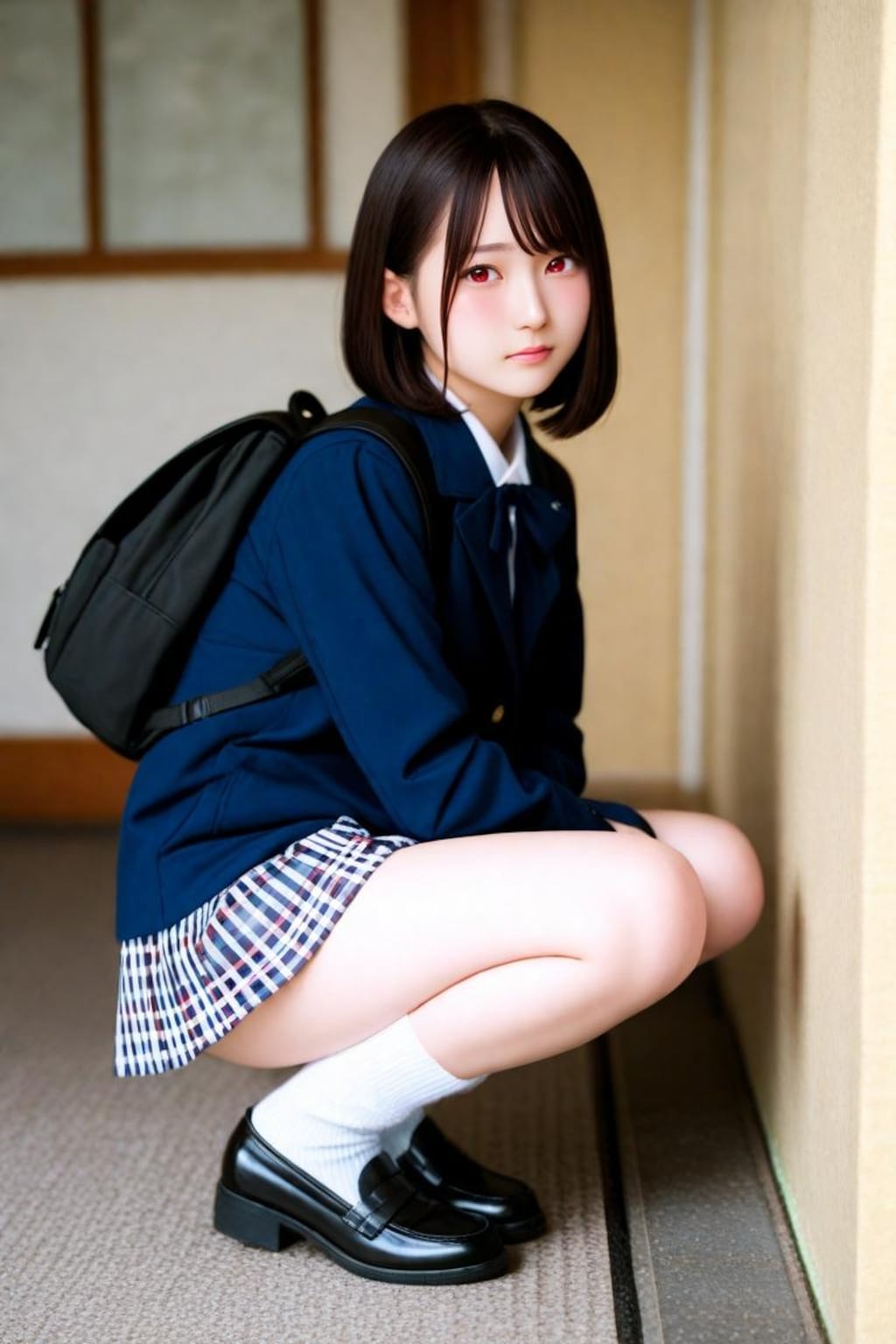 白靴下？黒靴下？