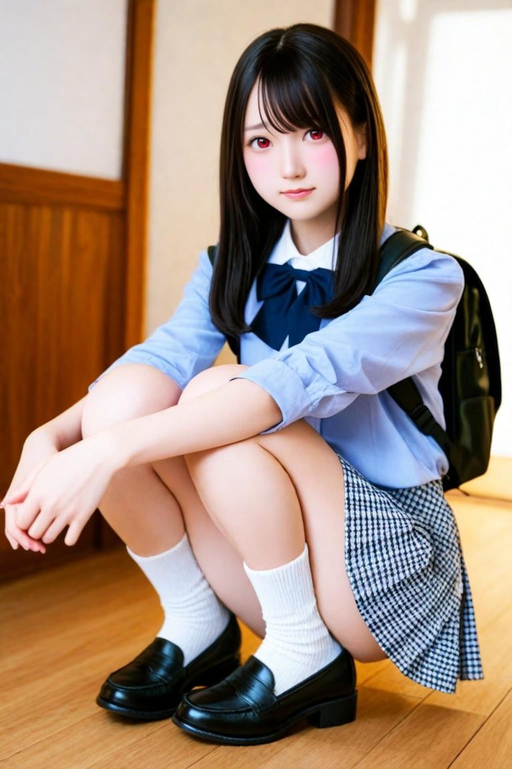 白靴下？黒靴下？