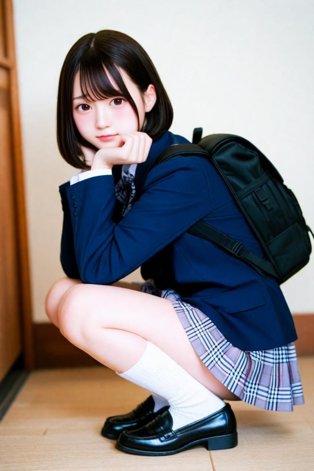 白靴下？黒靴下？