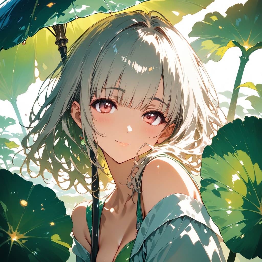 葉っぱの傘