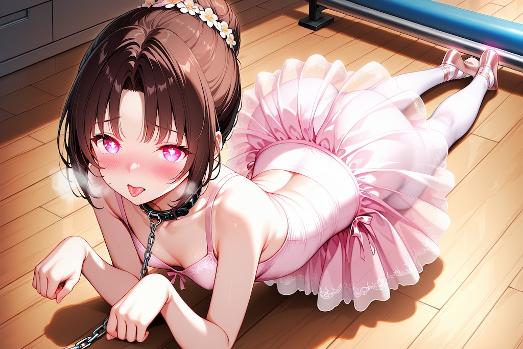 犬の演技に入り込んでしまった女の子