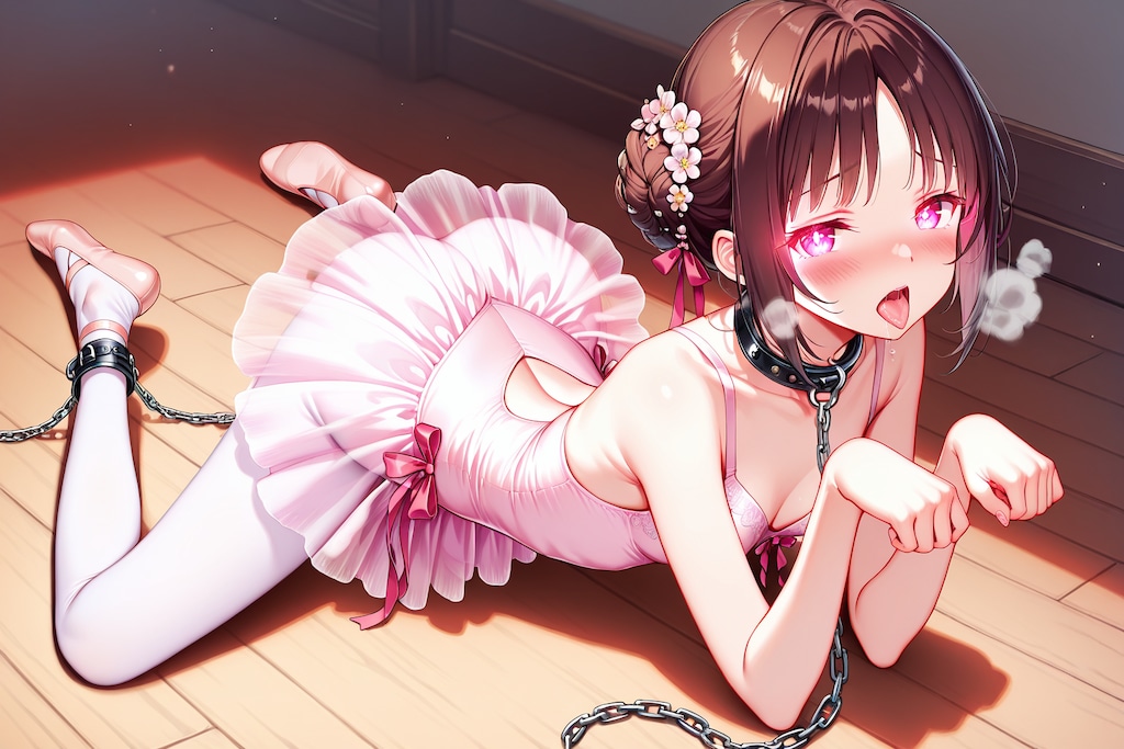 犬の演技に入り込んでしまった女の子