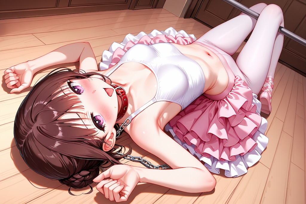 犬の演技に入り込んでしまった女の子