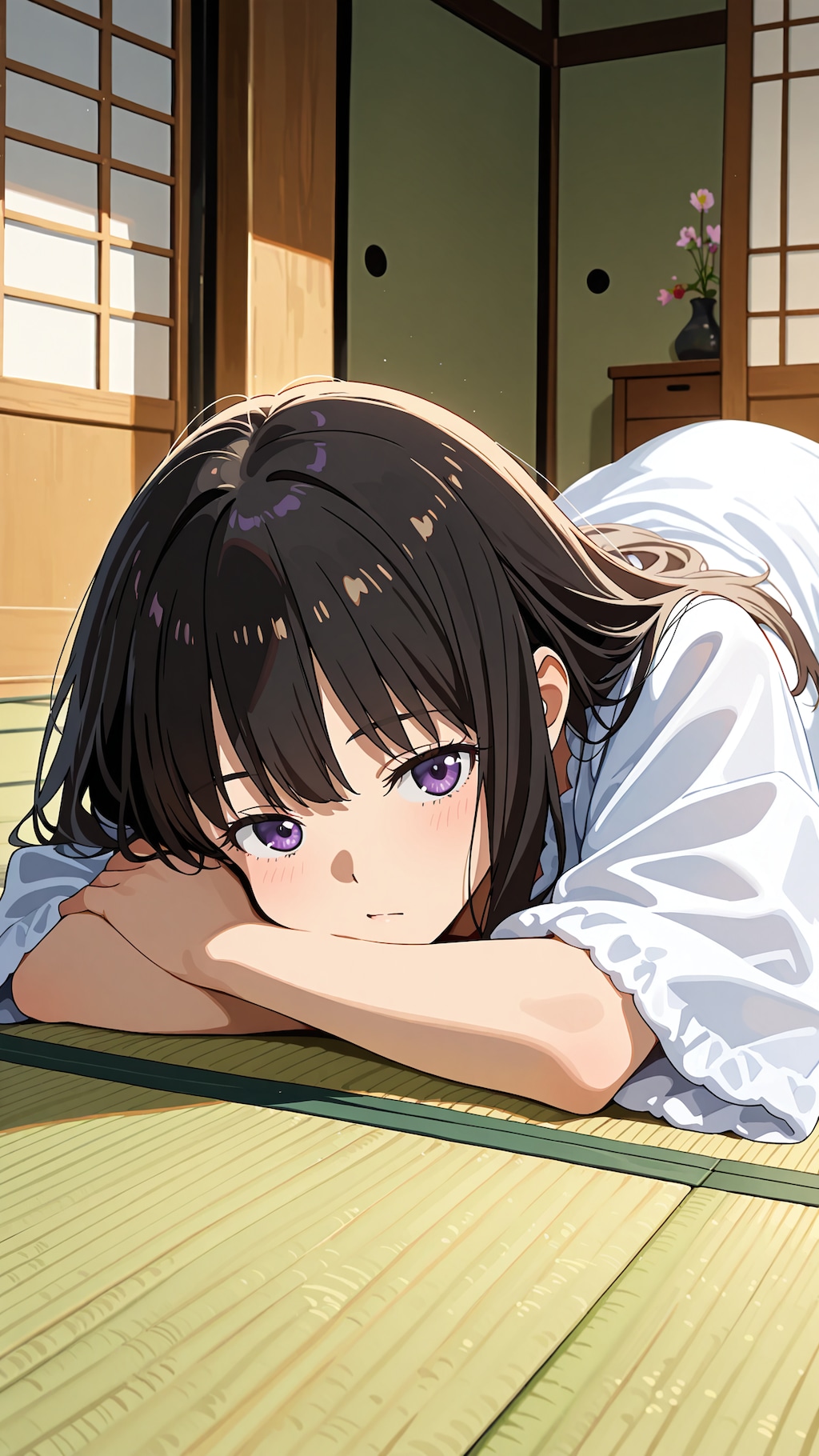 畳の部屋でひと休み