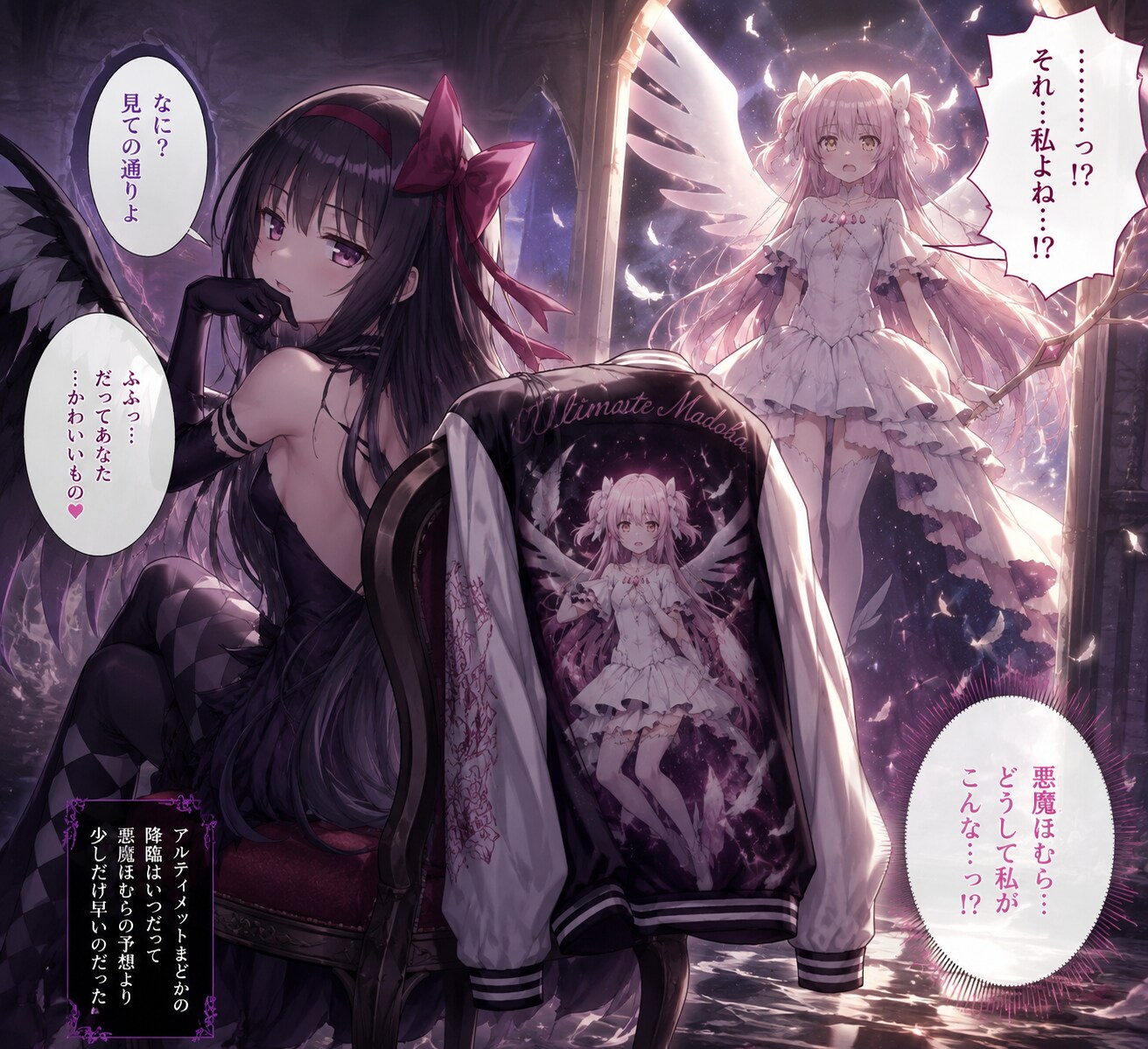 悪魔ほむらとアルティメットまどか