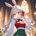 エリアーヌと教会のクリスマス 2枚目