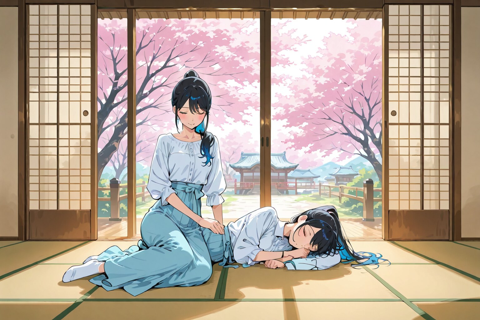 春眠（双子） | の人気AIイラスト・グラビア