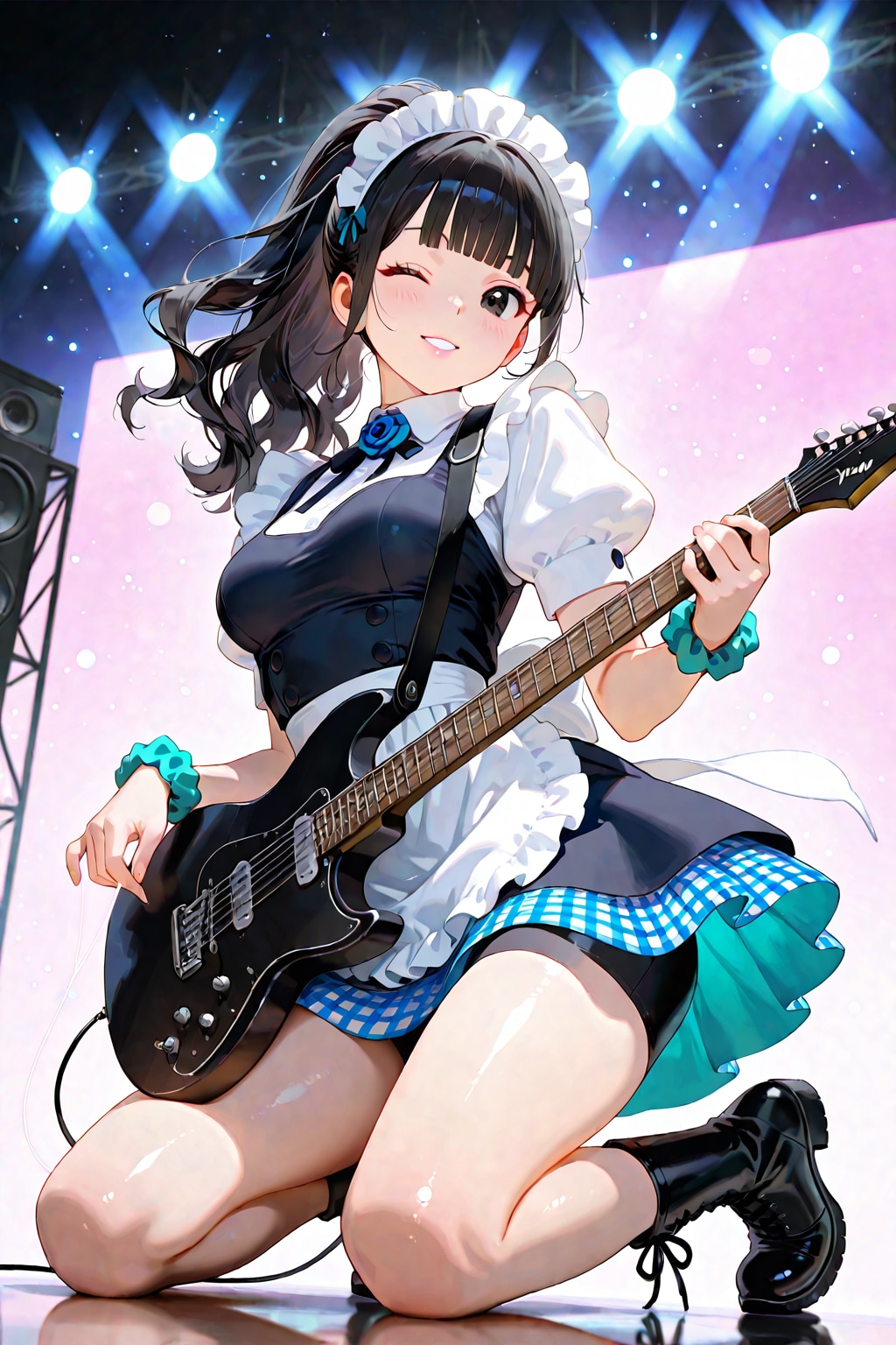萌音も絵梨奈先輩目指して頑張ります❤️張り切って参りましょう❤️🎸