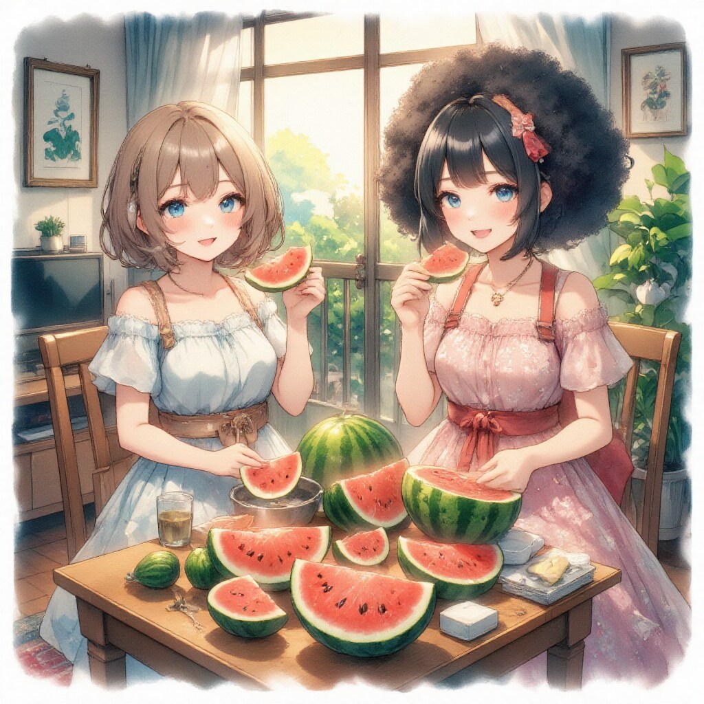 スイカパーティ