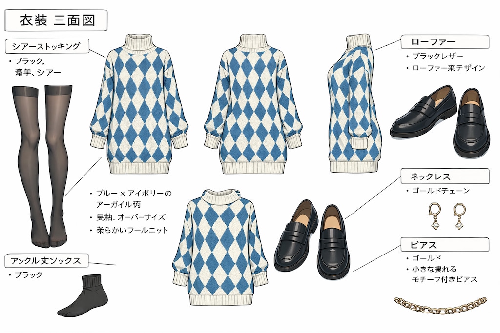 試着室のファッションチェック