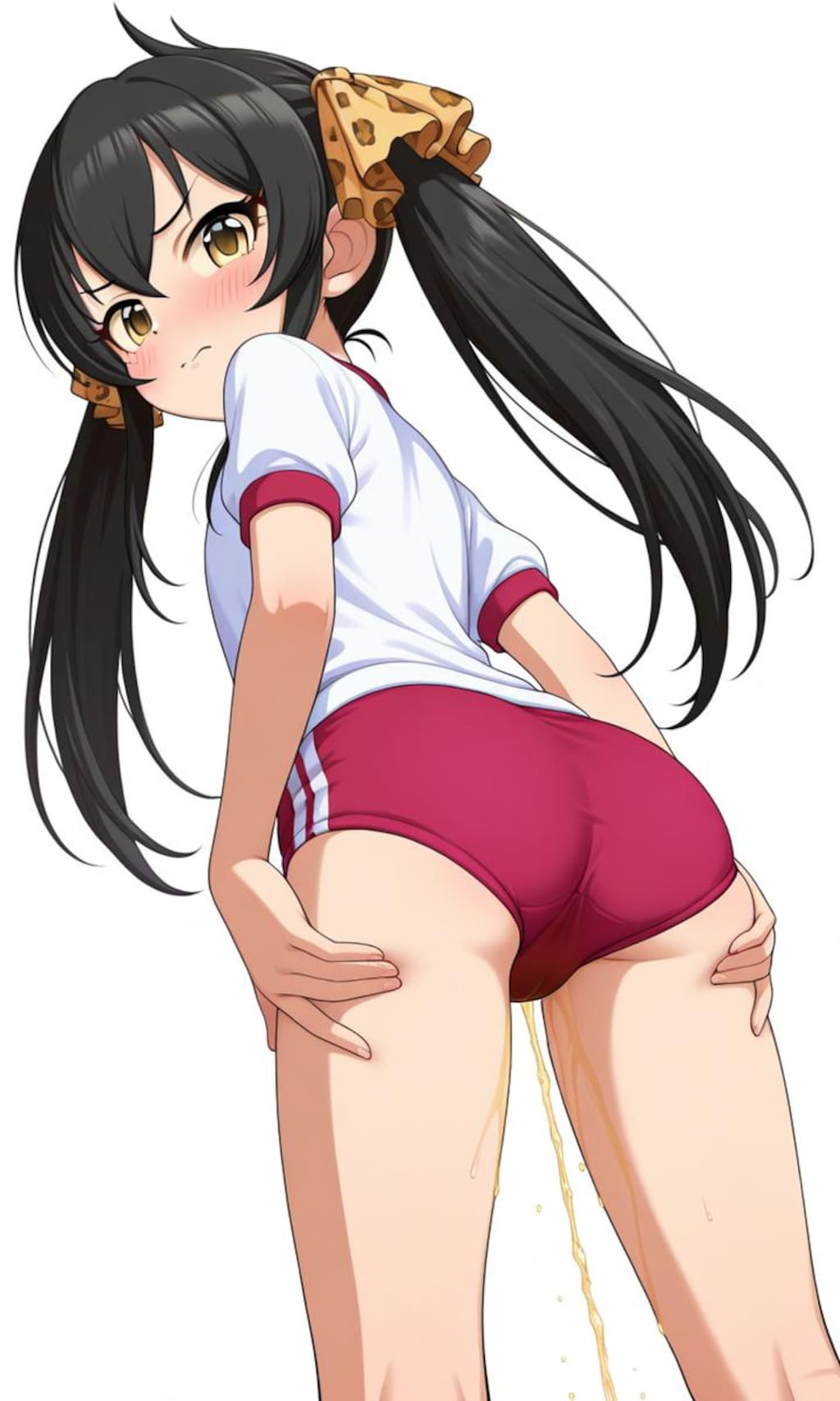 【入院中企画】ブルマお漏らし「的〇梨沙」