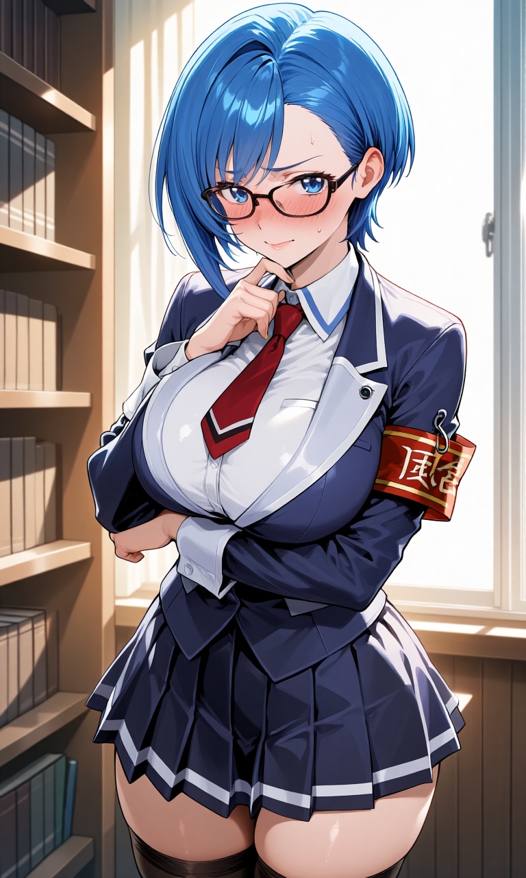 普段は真面目な風紀委員長