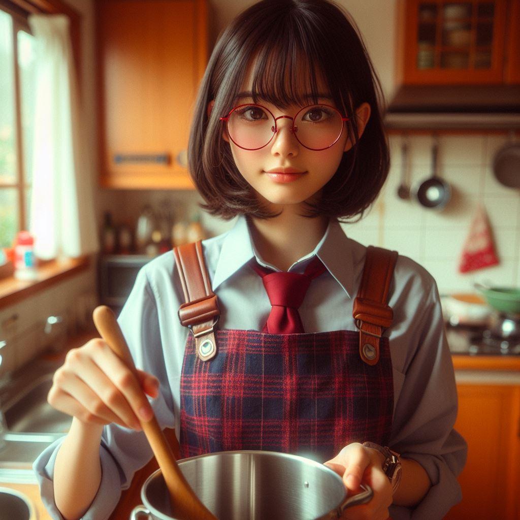 眼鏡女子 楓の手料理