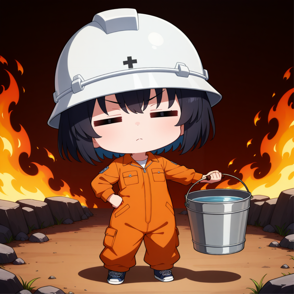 バケツ１杯じゃ無理だって